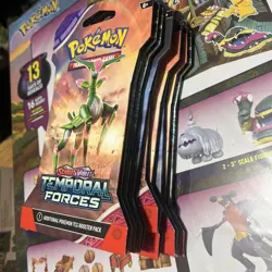 Pokemon TCG Scarlet and Violet Temporal Forces nine Sleeved Booster Packs - Image 4