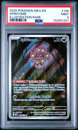 2025 Pokemon MEG EN-Mega Evolutions #148 SPIRITOMB IR PSA 9 - 132981291 - Image 1