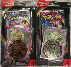 Pokemon PHANTASMAL FLAMES Blister [2 Pack Set] - Promo's Whimsicott & Cottonee - Image 1