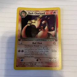 Pokemon TCG Dark Charizard Holo Rare First Edition NM/Mint - Image 1