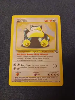 Pokemon Snorlax 27/64 Jungle Set Unlimited LP-MP - Image 1