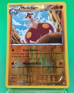 Medicham 80/160 | XY - Primal Clash | REVERSE HOLO | Pokemon NM-LP - Image 1