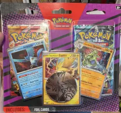 POKEMON TCG: BLISTER (2) Booster Packs~3 FOILS-Articuno-Zapdos-Tyranitar *NEW* - Image 1