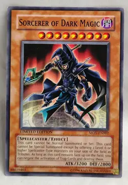Yu-Gi-Oh! Sorcerer Of Dark Magic MOV-EN002 Limited Edition LP - Image 1