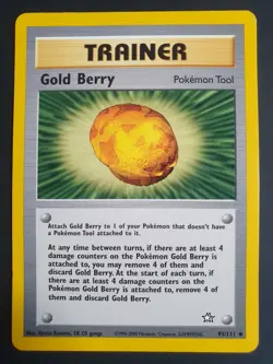 Gold Berry 93/111 Trainer - Neo Genesis Set - Pokemon Card - Lightly Played - Image 1