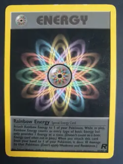 Rainbow Energy 80/82 - Team Rocket Set - Pokemon Card - Lightly Played - Image 1