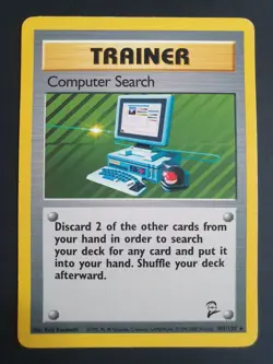 Computer Search 101/130 Trainer - Base Set 2 - Pokemon Card - Excellent - Image 1