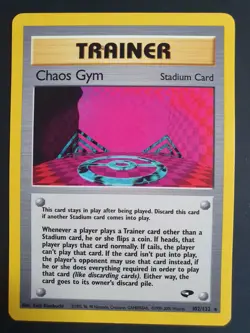 Chaos Gym 102/132 Trainer - Gym Challenge - Pokemon Card - Excellent Condition - Image 1