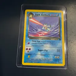 Pokemon Card - Team Rocket Dark Golduck 37/82 WOTC - NM - - - Uncommon - Image 1
