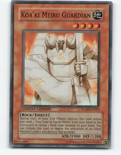 Koa'ki Meiru Guardian #RGBT-ENPP3 Super Rare Yugioh Card - Image 1