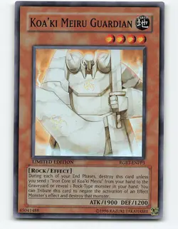 Koa'ki Meiru Guardian #RGBT-ENPP3 Super Rare Yugioh Card - Image 1