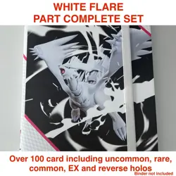Pokemon TCG White Flare Part Complete Master Set 100+ Cards Binder Not Included - Image 1