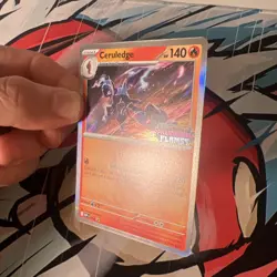 Pokemon TCG Ceruledge MEP014 Pre Release Stamped Promo Card Phantasmal Flames NM - Image 2