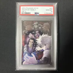 PSA10 Hunter x Hunter Itajaga Zoldyck Family Card HxH Trading Card Collectible - Image 1
