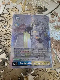 Digimon Card Game AncientGarurumon Alternate Art Foil BT17-028 Tamers Select - Image 1