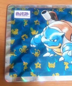 Pokemon Card Japanese Top sun Blastoise holo 1995 vintage from Japan - Image 3