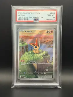 Victini 208 SV Scarlet & Violet Promo Holo Card PSA 10 - Image 1