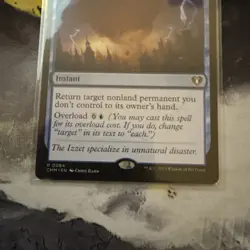 Cyclonic Rift Commander Masters Regular Card Near Mint Condition - Image 3