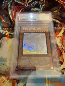 Rainbow Dragon Ghost Rare 1st Edition TAEV-EN006 Yu-Gi-Oh Card PSA Grade 2 - Image 1