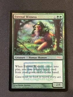 Eternal Witness (FNM) FOIL Promo NM Green Special MTG CARD Unplayed - Image 1