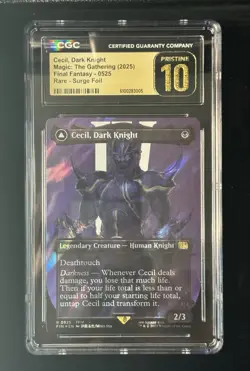 Cecil, Dark Knight (Borderless) (Surge Foil) MTG FIN ✨ PRISTINE ✨ 10 - Image 1