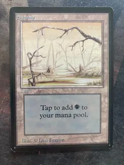*** BETA Swamp (Orange Sky) *** NM Near Mint! - DUTY FREE - Magic MtG - Image 1