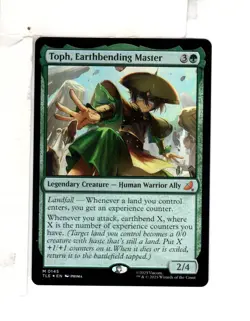 MTG SkeenAB Toph Earthbending Master FOIL from TLE. NM. - Image 1