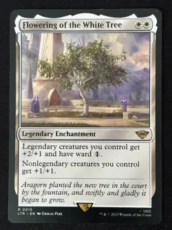 1x MTG Flowering of the White Tree - The Lord of the Rings (LTR) #15 - Magic - Image 1