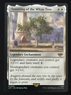 1x MTG Flowering of the White Tree - The Lord of the Rings (LTR) #15 - Magic - Image 3