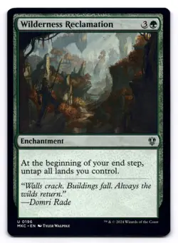 Wilderness Reclamation NM Commander: Murders at Karlov Manor 0196 MTG Regular - Image 1