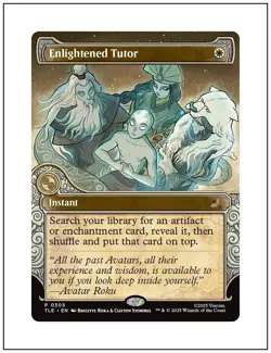 1x Enlightened Tutor, 0305, Avatar Last Airbender Eternal Legal, Magic MTG NM - Image 1