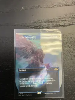 1x - Strix Serenade - (borderless) - Modern Horizons 3 - NM MTG - Image 1