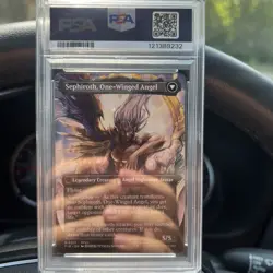 MTG Final Fantasy Artist Borderless Sephiroth Fabled Soldier #0317 NM Psa 9 - Image 2