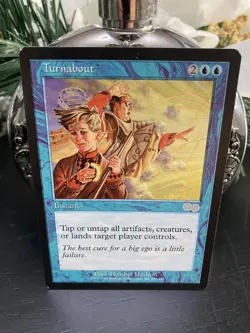 MTG Turnabout Urza's Saga 105/335 Regular Uncommon EX Actual Photos - Image 1