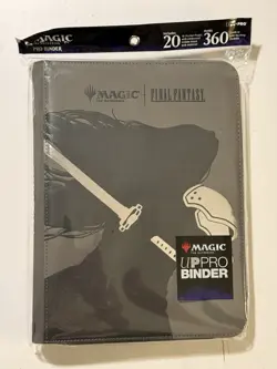 Ultra-Pro Final Fantasy Premium Zipper 9-Pocket Binder Sephiroth MTG - Image 1