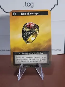 Sorcery Contested Realm Arthurian Legends - Ring of Morrigan - Nonfoil Unique - Image 1