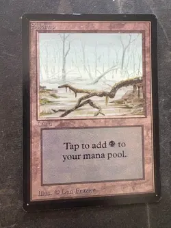 ** BETA Swamp (A - Low Branch) ** Unplayed, Dinged Edge - DUTY FREE - Magic MtG - Image 1