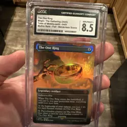 Magic: The Gathering MTG The One Ring LOTR FOIL Graded CGC 8.5 - Image 1