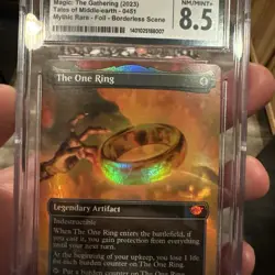Magic: The Gathering MTG The One Ring LOTR FOIL Graded CGC 8.5 - Image 2