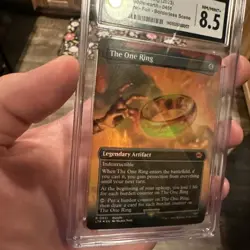 Magic: The Gathering MTG The One Ring LOTR FOIL Graded CGC 8.5 - Image 4