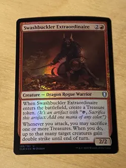 Swashbuckler Extraordinaire - FOIL - NM MTG - Battle for Baldur's Gate 198/361 - Image 1
