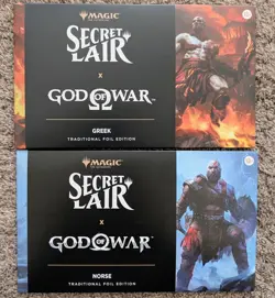 Secret Lair x God of War: Greek & Norse FOIL Sets Playstation Superdrop MTG - Image 1