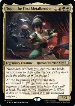 MTG ~ Toph, the First Metalbender ~ Avatar: The Last Airbender ~ Near Mint - Image 1
