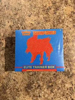 Pokemon Sword and Shield base Zamazenta Elite Trainer Box (ETB) SEALED - Image 1