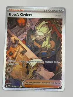 Boss's Orders 265/193 Special Illustration Rare Paldea Evolved Pokemon NM - Image 1