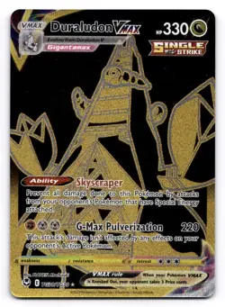 Duraludon VMAX NM GOLD Silver Tempest Trainer Gallery TG30/TG30 Pokemon TCG Holo - Image 1