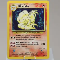 Pokemon TCG - Ninetales 12/102 Base Set Holo Rare WOTC 1999 - NM - Image 2
