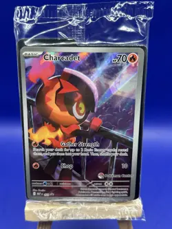 Charcadet 022 Pokemon Center Phantasmal Flames ETB Stamped Promo SEALED NM - Image 1