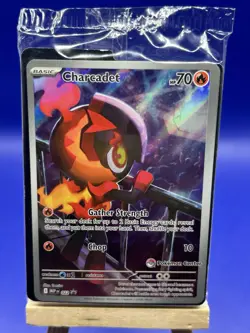 Charcadet 022 Pokemon Center Phantasmal Flames ETB Stamped Promo SEALED NM - Image 2