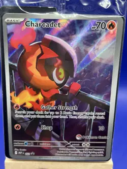 Charcadet 022 Pokemon Center Phantasmal Flames ETB Stamped Promo SEALED NM - Image 3